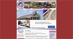 Desktop Screenshot of bibleinstitutes.org